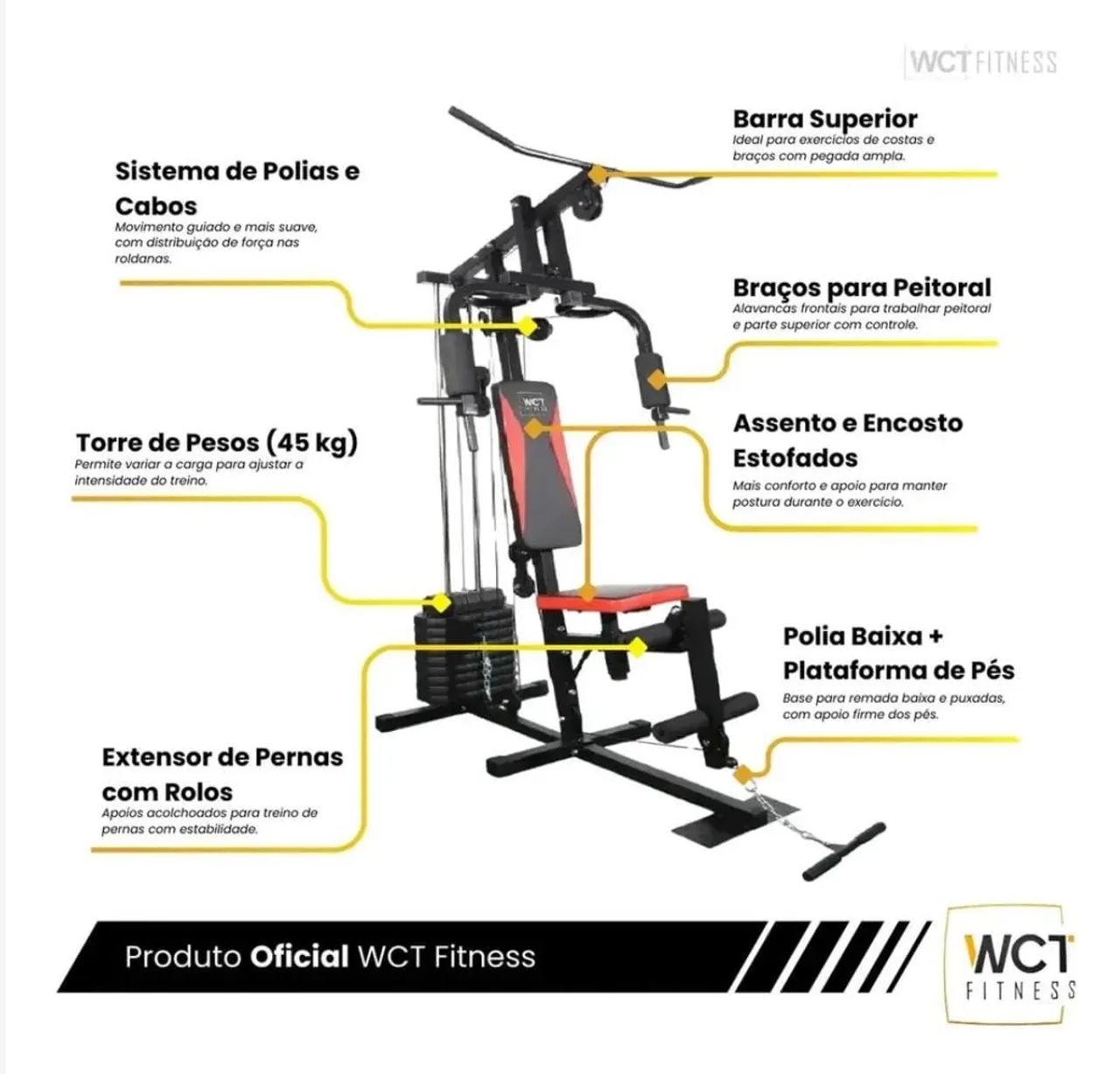 Estação de treino wct  - Foto 2