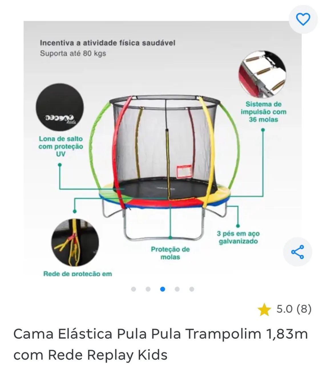 Cama elástica replay kids - Foto 5