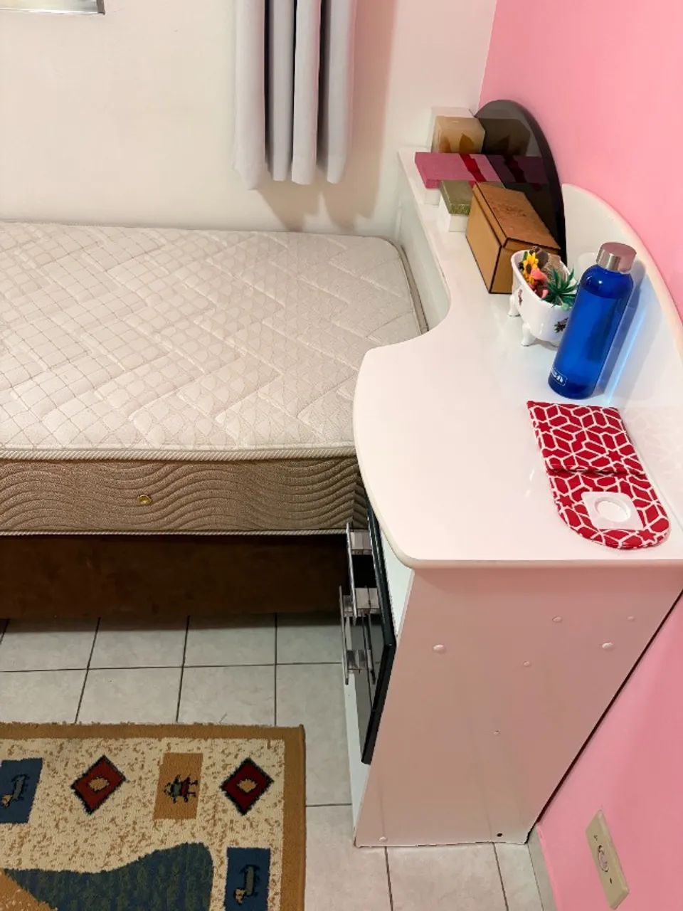 Cama Box Solteiro + Cabeceira Extensiva com Gavetas - Foto 2