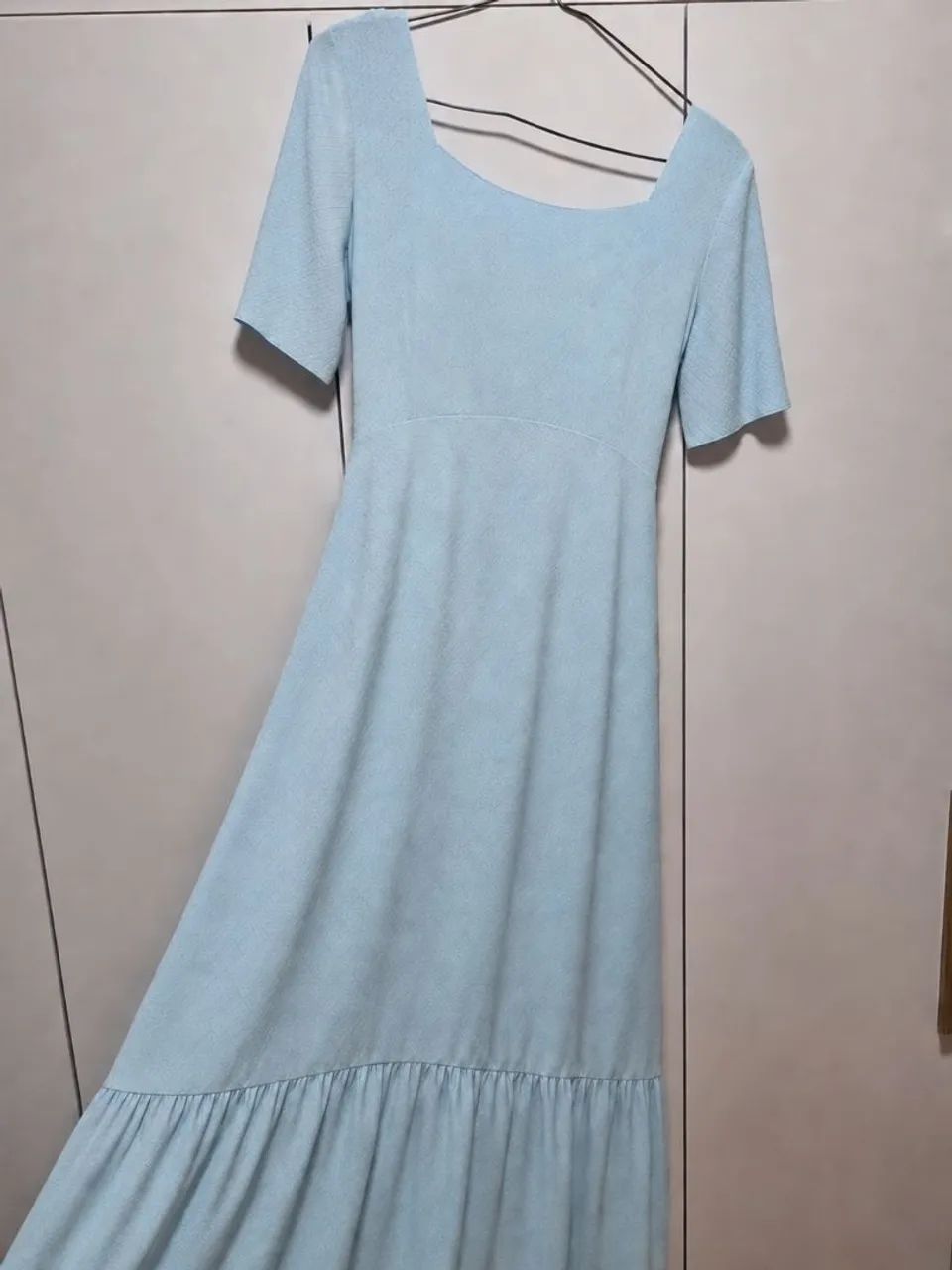 Vestido Azul bebê P/M - Foto 2
