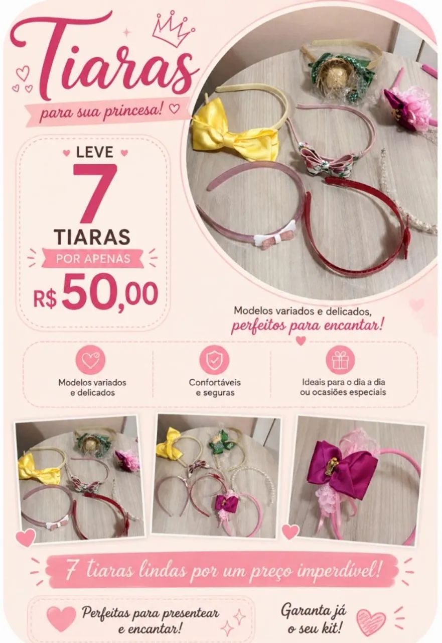 Vendo 7 Tiaras - Estado de Novo