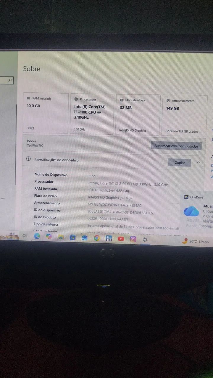 Vendo Pc i3-2100 Intel(R) core(TM) - Foto 2