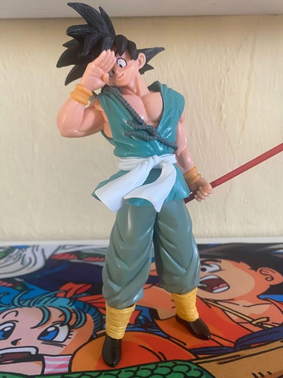 LOTE DRADON BALL Z 3 FIGURES GOKU,TRUNKS E BARDOCK PVC - Foto 2