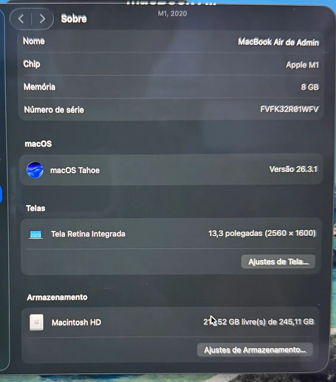 MacBook Air M1 8GB - Foto 4