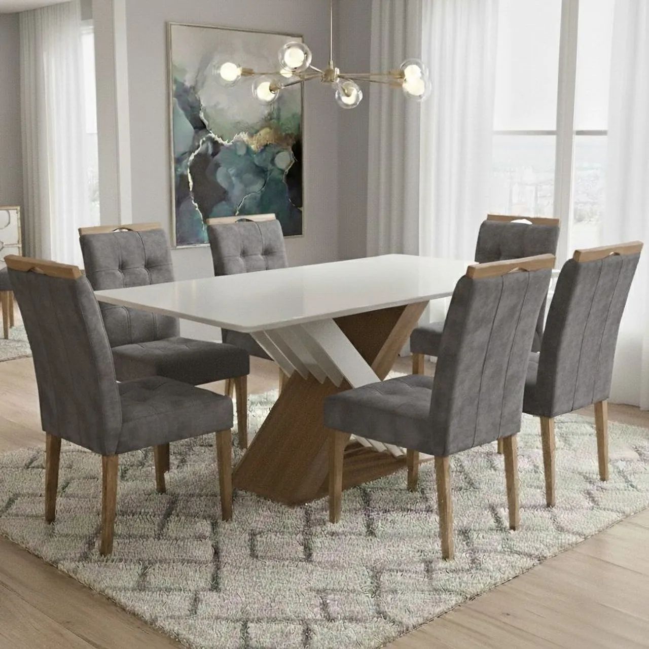 *Mesa de Jantar graviola 1,60 cm Pronta Entrega.