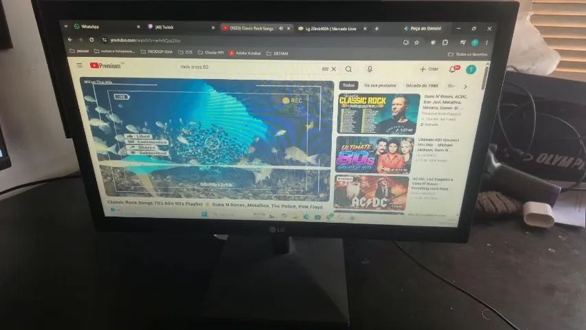 Monitor LG  19,5' MODELO - 20mk400h -  EM PERFEITO ESTADO - Foto 2