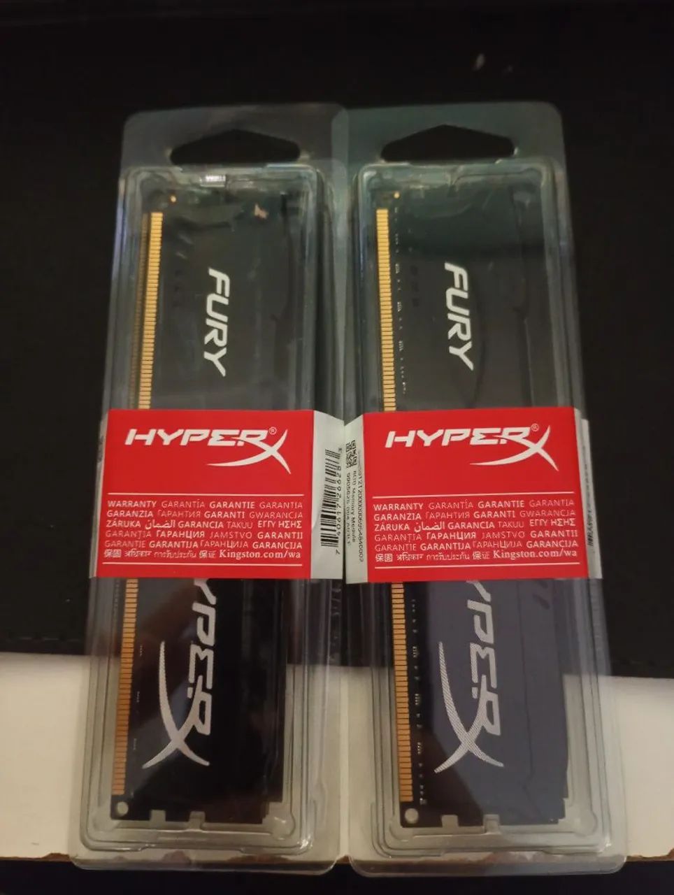 Memória ram ddr3 2x8gb 2400mhz
