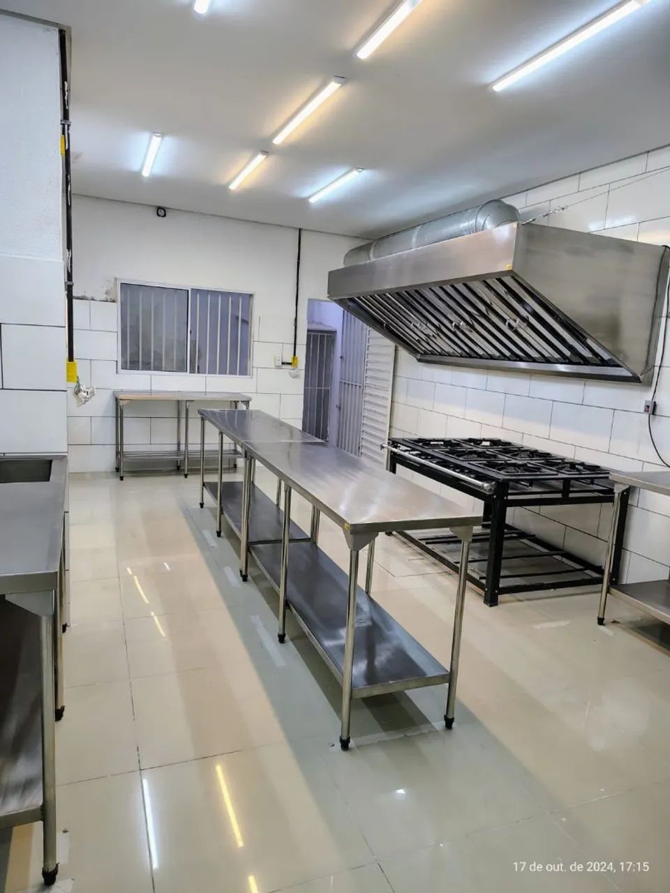 Coifa de inox mesa .pia prateleira em inox  - Foto 2