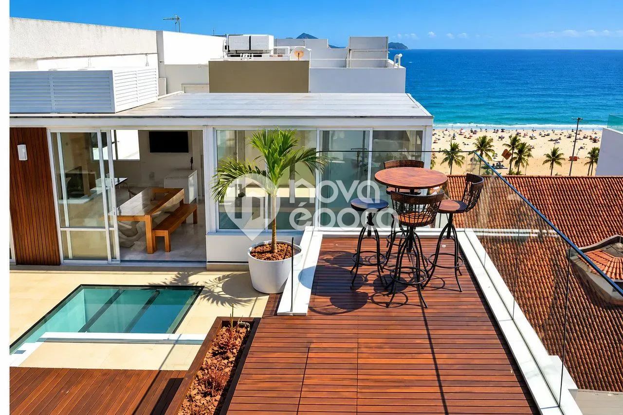 Ipanema | Cobertura 4 quartos, sendo 2 suites