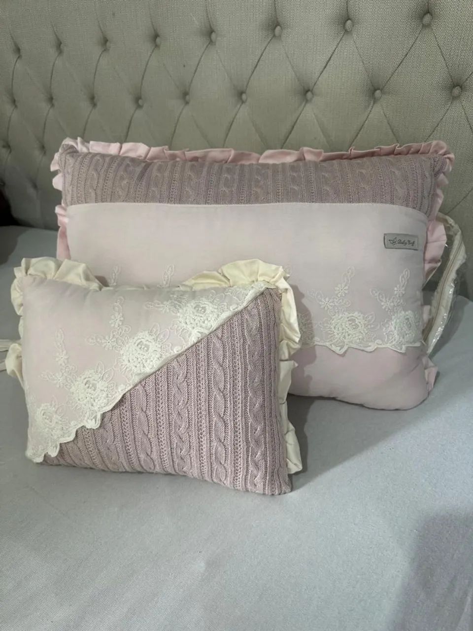 Kit de berço e Dosseu feminino  - Foto 4