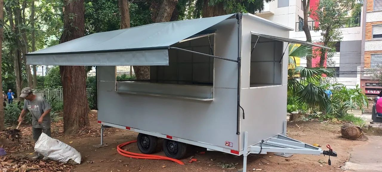 Trailer Lanchonete equipado e pronto para trabalhar. 1 ano de uso.  - Foto 4
