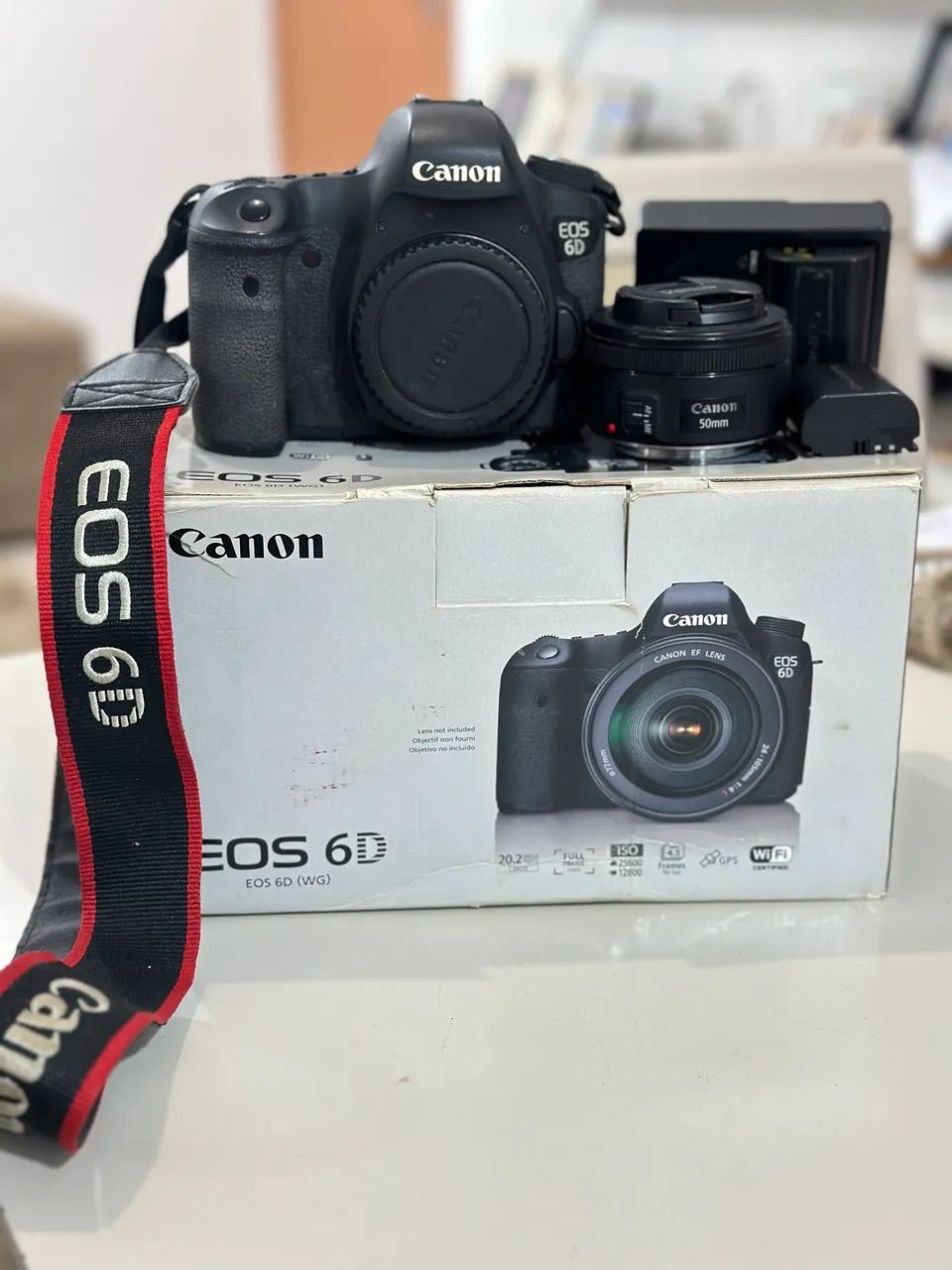 Câmera profissional 6D 