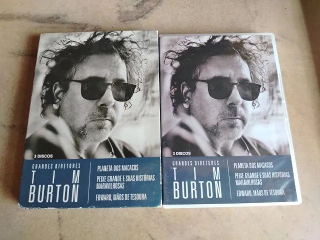 Grandes Diretores Box 3 Dvds Tim Burton Planeta dos Macacos, Edward e Peixe Grande