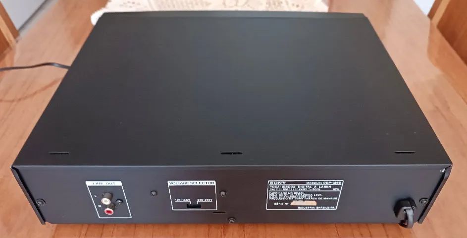 CD PLAYER SONY CDP-M65 EM EXCELENTE ESTADO! - Foto 4