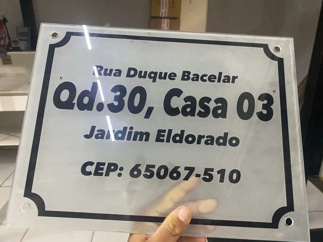 Placas de endereço de alta qualidade e durabilidade  - Foto 2