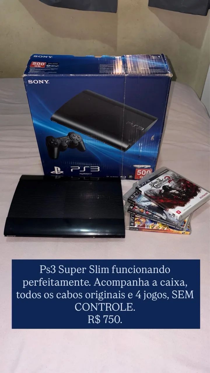PlayStation 3 SEM CONTROLE