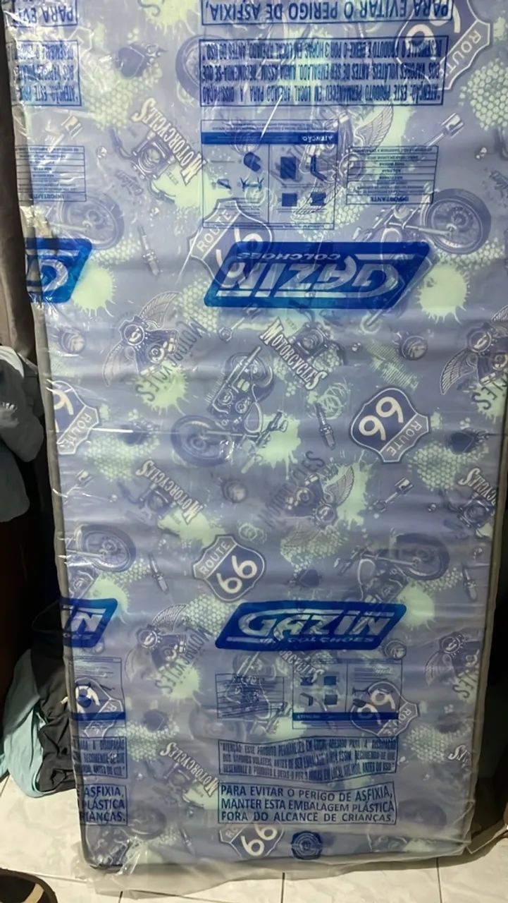 Colchão + cama solteiro brinde