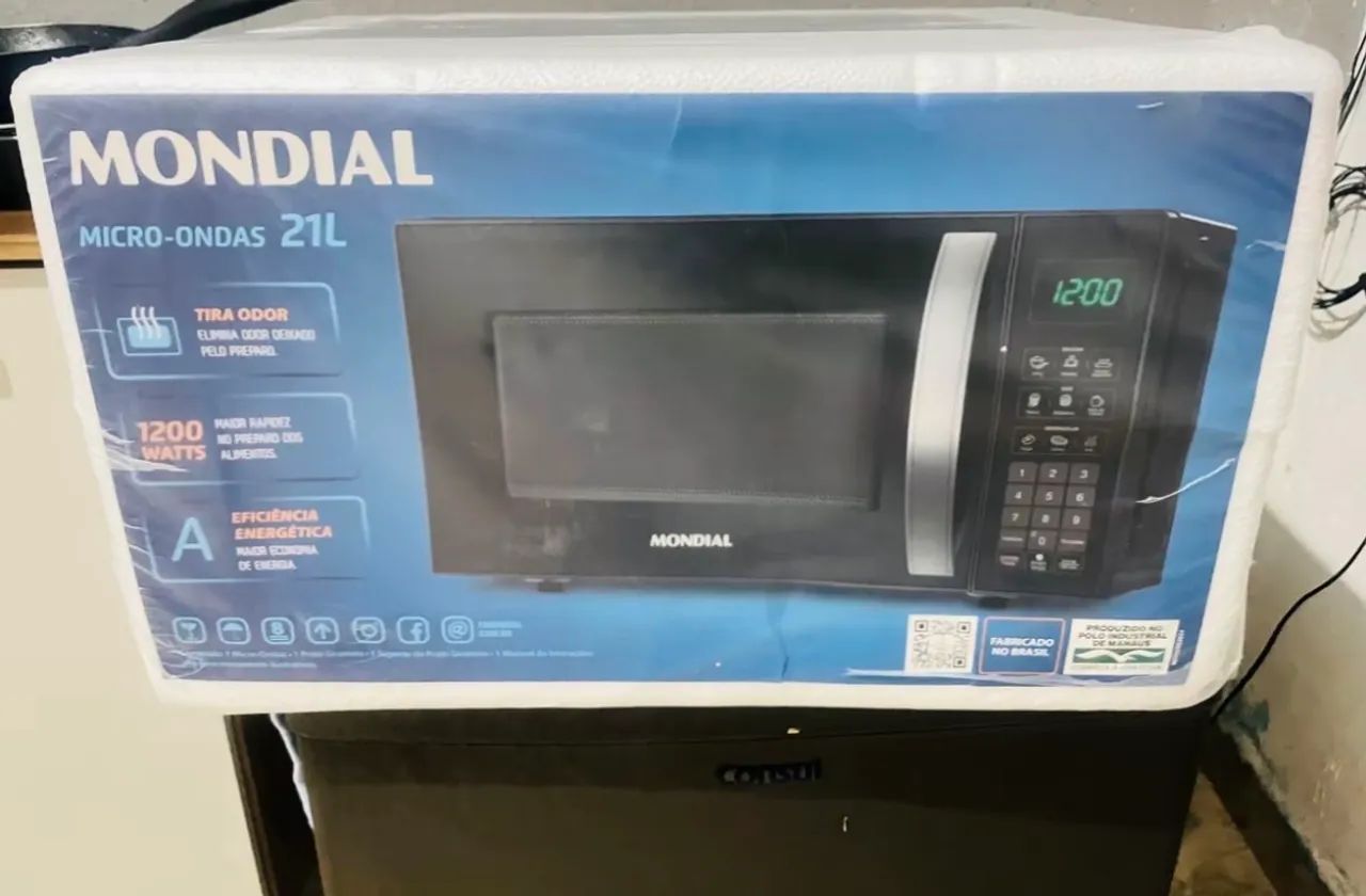 Microondas Mondial 21 Litros ZERADO! - Foto 4