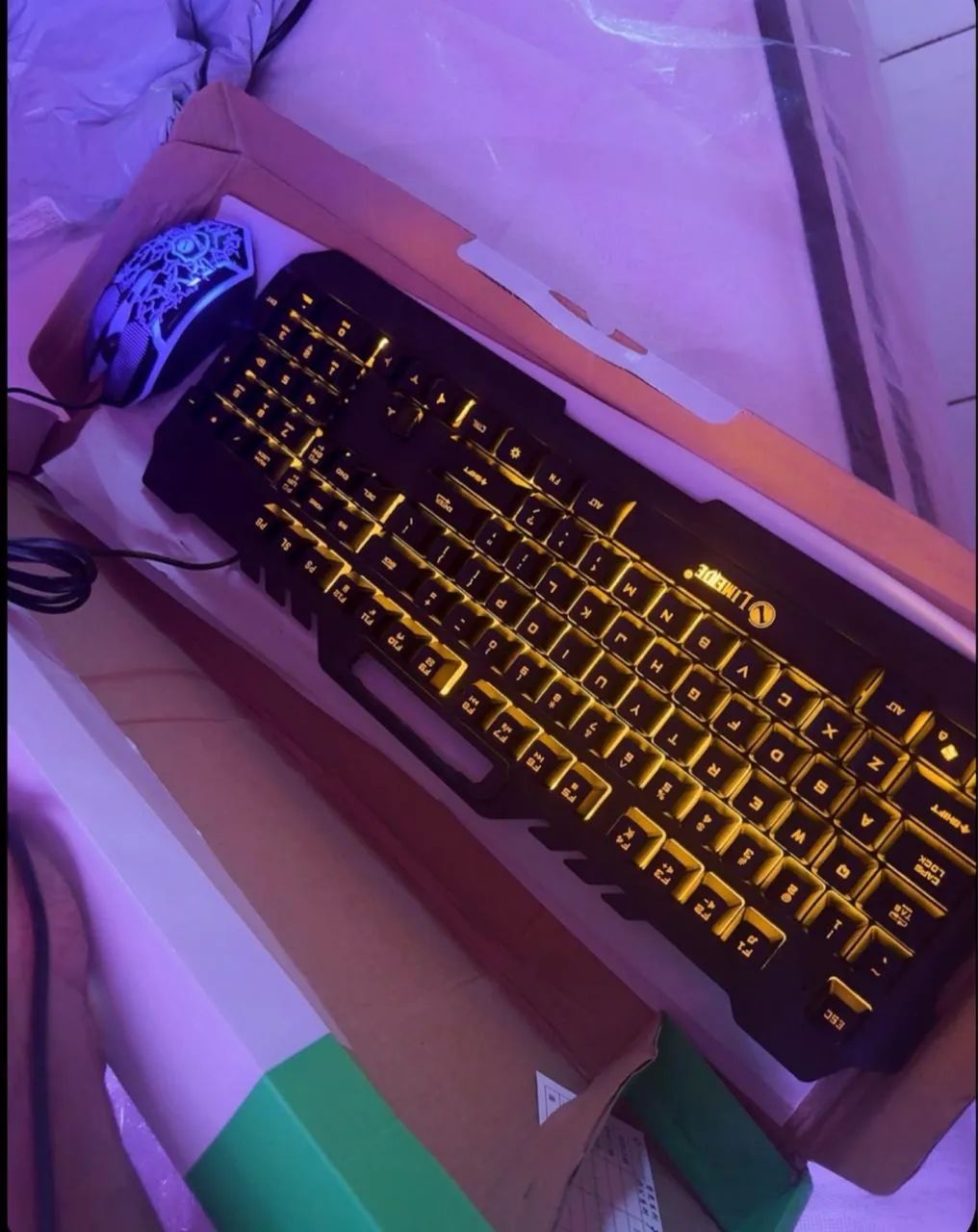 Teclado gamer e mouse gamer - Foto 3