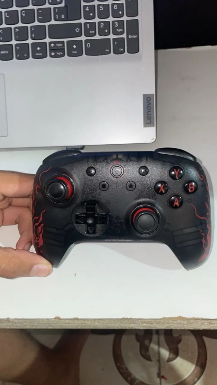 Controle Gamer , funciona bluetooth ou usb sem fio - Foto 2