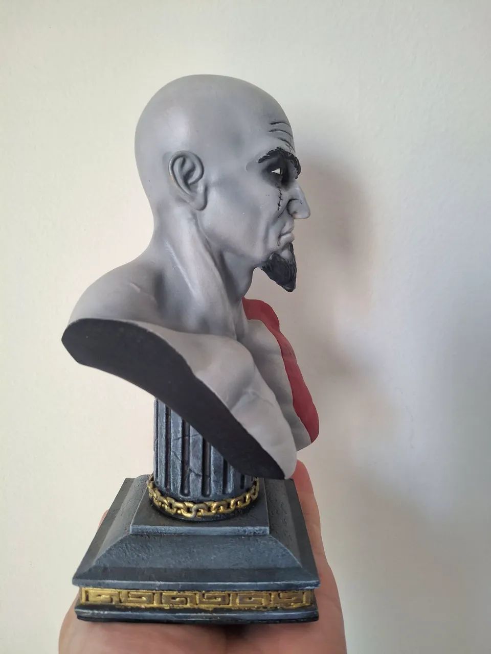 Busto kratos Deus da Guerra God of war - Foto 2
