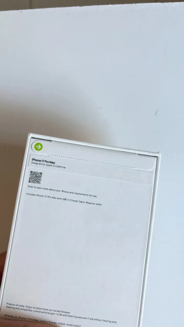 Iphone 17 pro max 256gb laranja - Foto 3