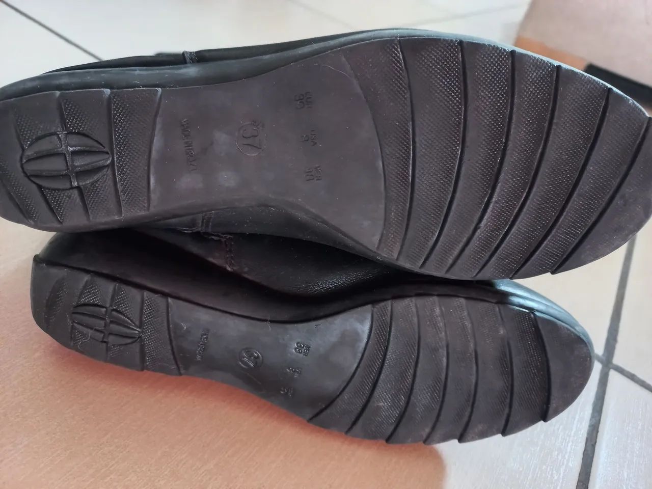 Bota preta cano longo 37 - Foto 4