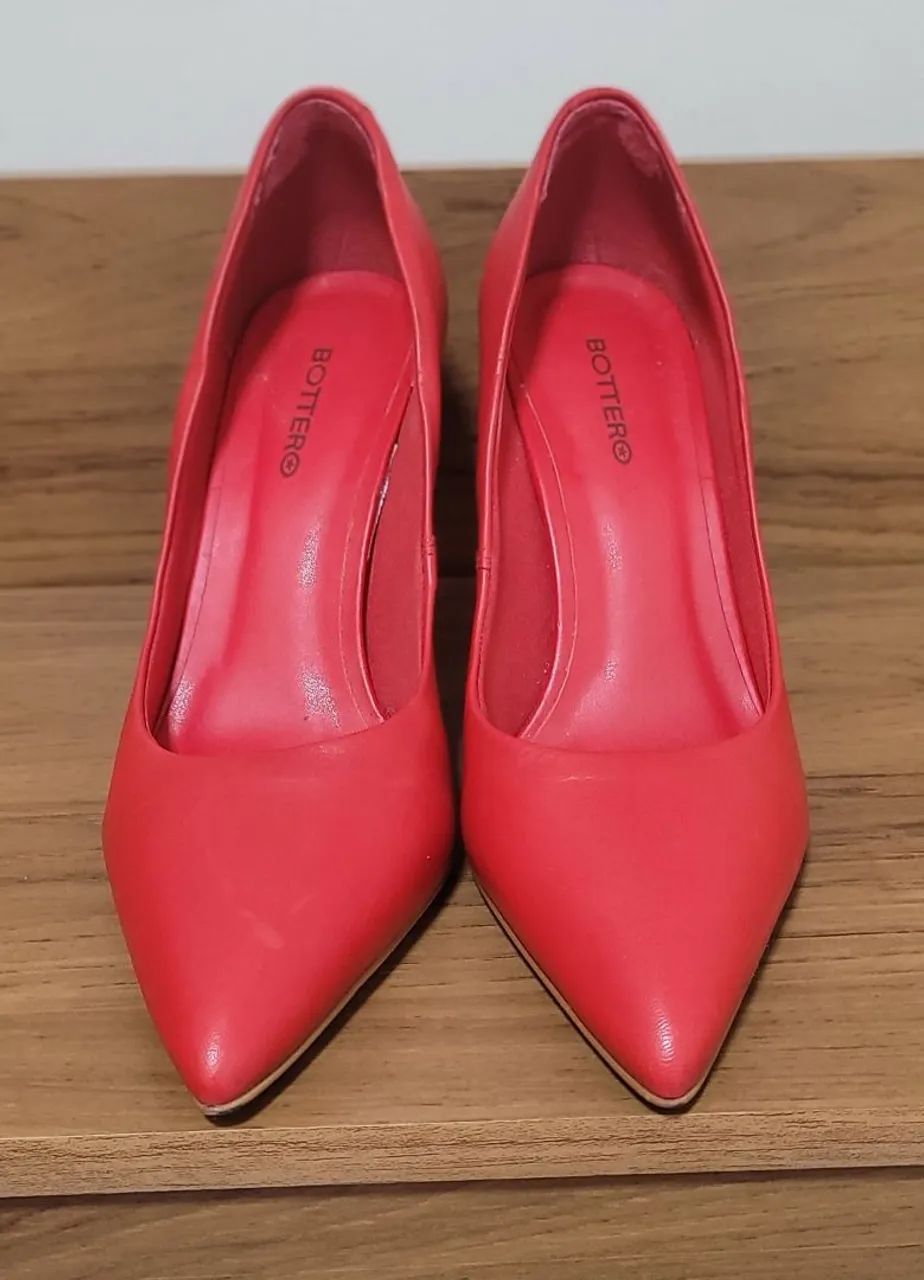 Scarpin vermelho - Bottero - Foto 3