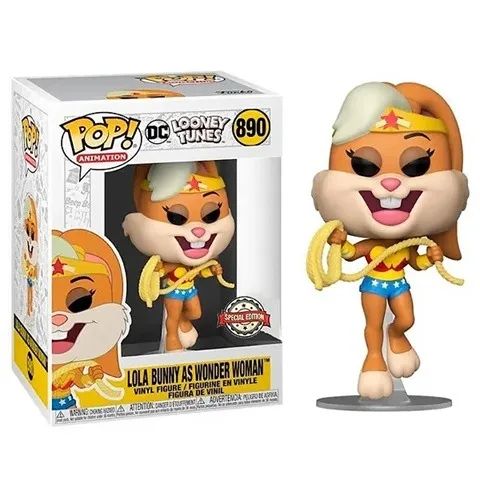 Funko Pop Lola Bunny como Mulher Maravilha 890