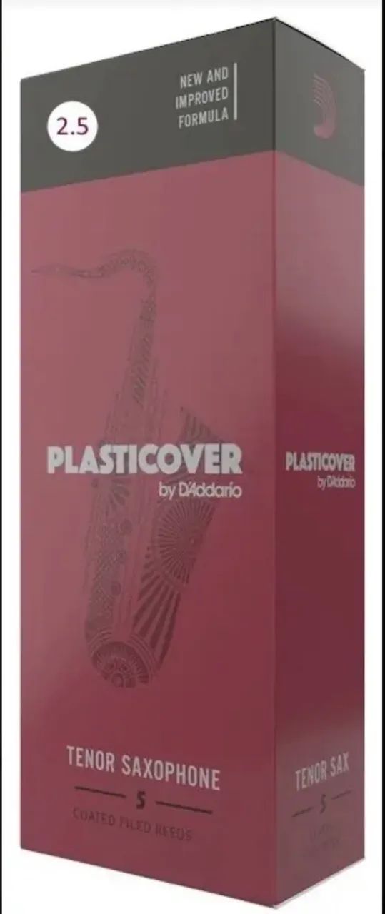 Palheta Plasticover nº 2 e 2,5 para Saxofone Tenor - Foto 3