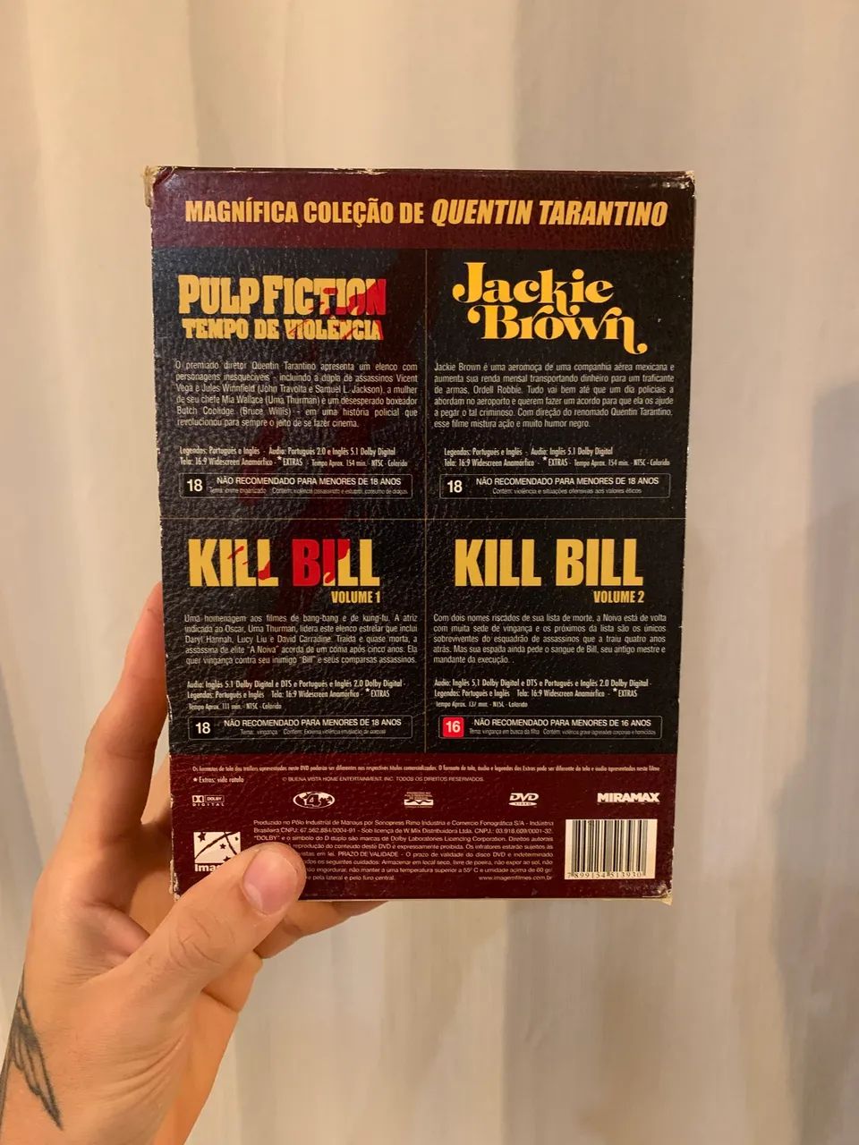 Box de Filmes Quentin Tarantino DVD - Foto 3