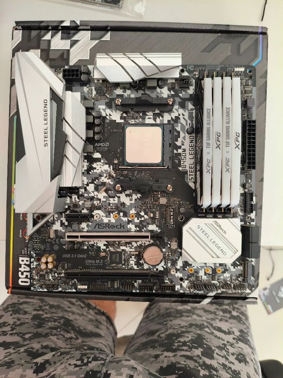 Placa mãe b450m steel legend  - Foto 2
