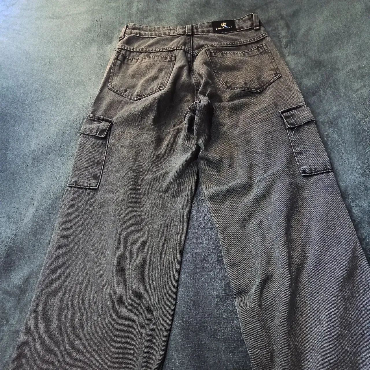 CALÇA CARGO JEANS FEMININA - Foto 3
