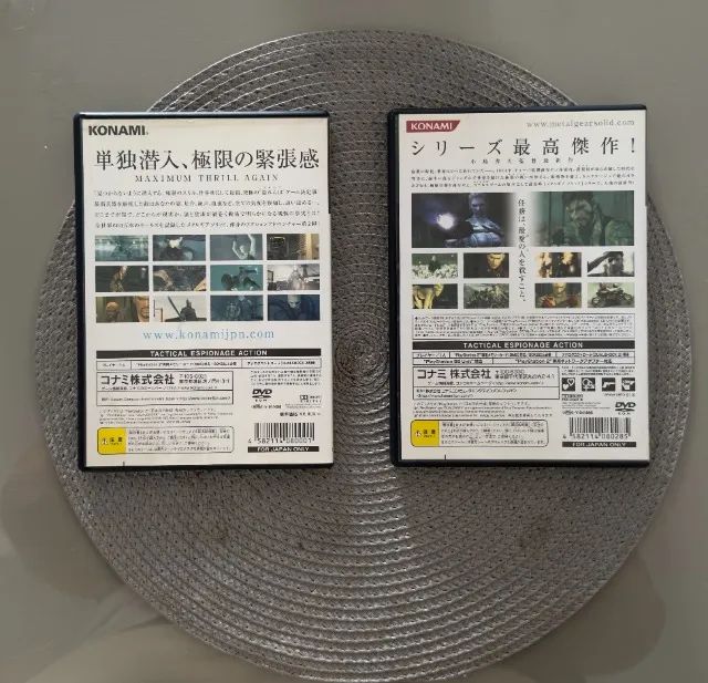 Metal Gear Solid 2 + 3 PS2 Originais Completos NTSC-J (Japonês