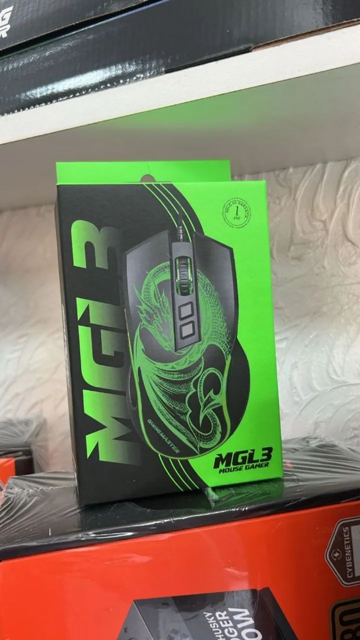 ? Mouse Gamer MGL3 RGB - Novo na Caixa ?