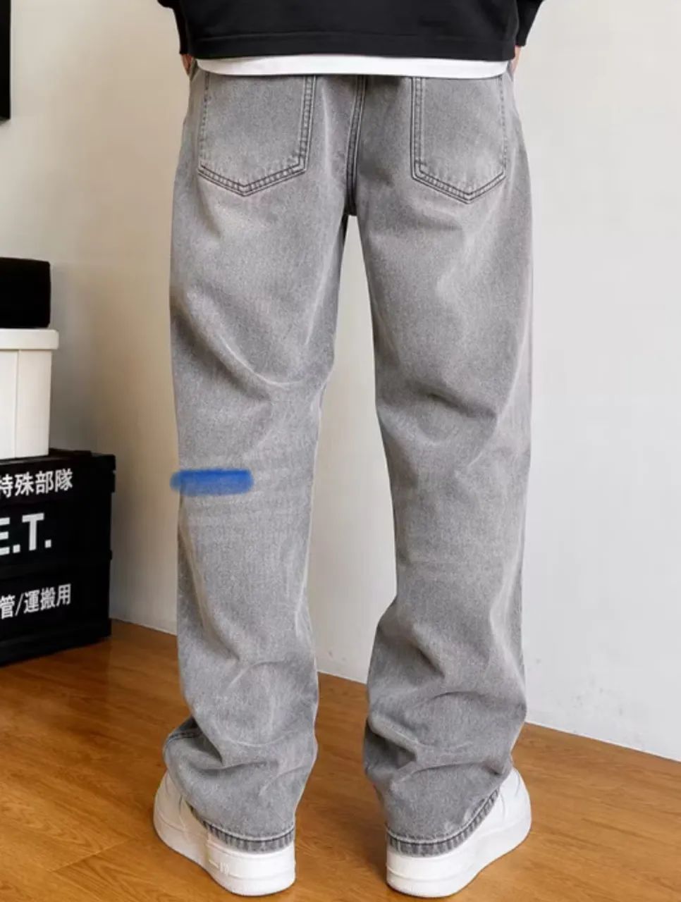 Calça Baggy Balão Cinza Clara  - Foto 2