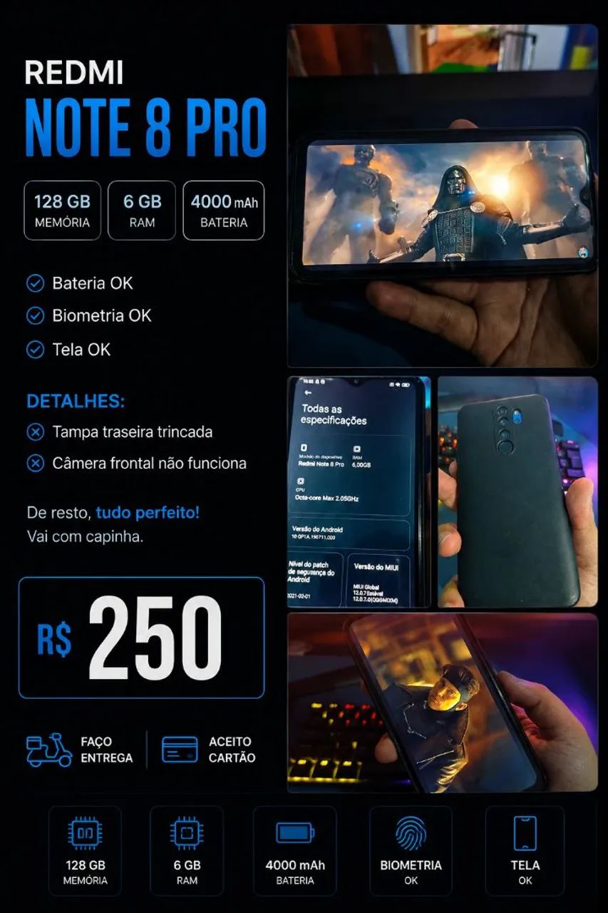 REDMI NOTE 8 PRO 128G - Foto 5