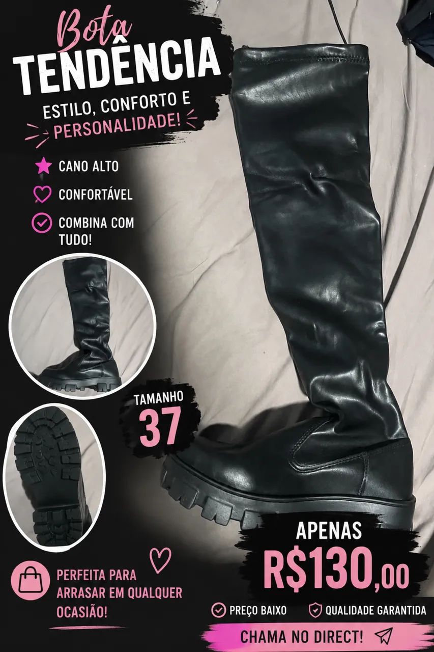 Bota nova nunca usada tam 37
