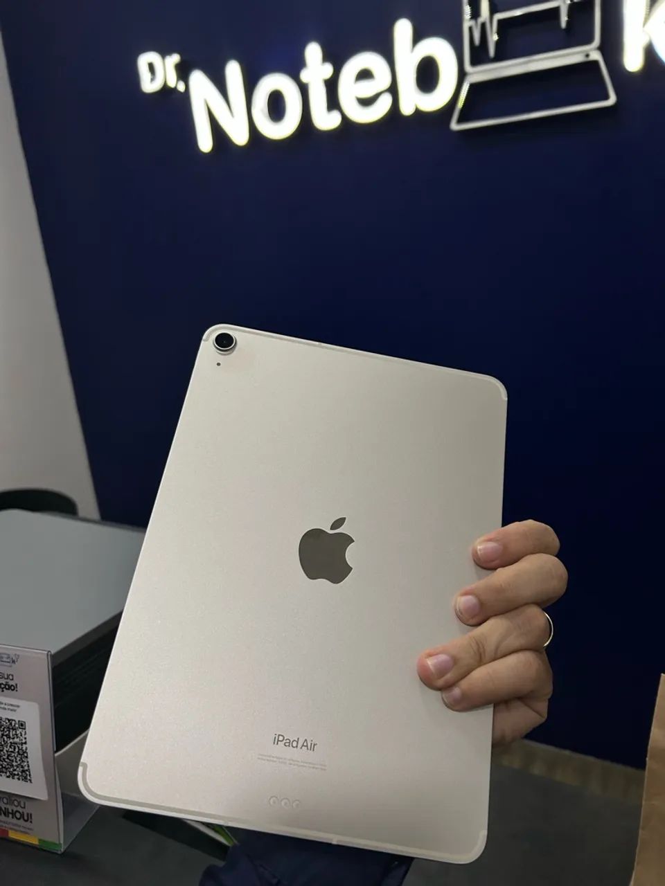 iPad Air 5ª geração, 5G, M1, 256GB, impecável  - Foto 3