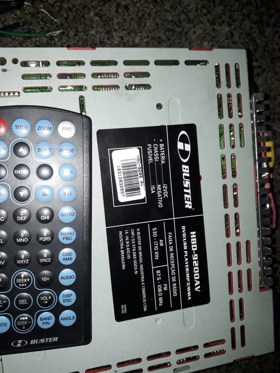 Som para carro ,dvd , usb, blutuf marca baster novo  - Foto 3