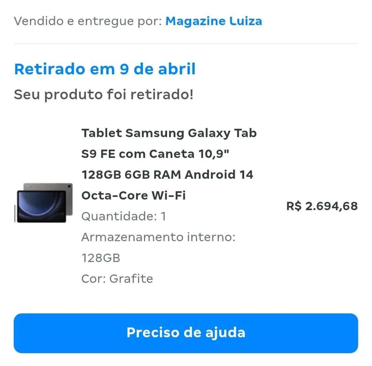 TABLET SAMSUNG S9FE - Foto 2