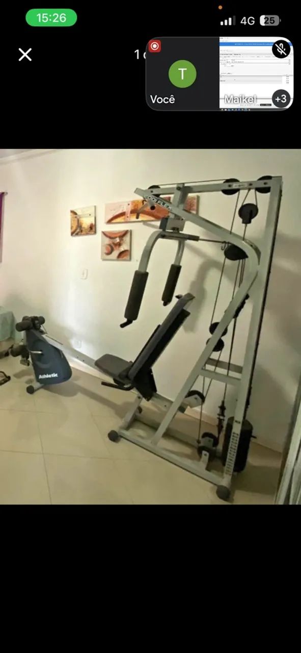 Aparelho ginástica multiuso 