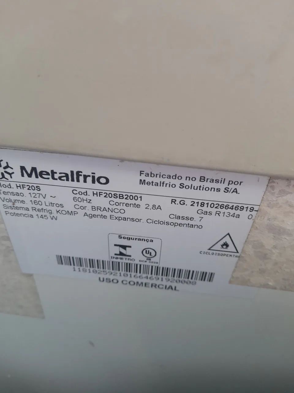 freezer horizontal pequeno  - Foto 4