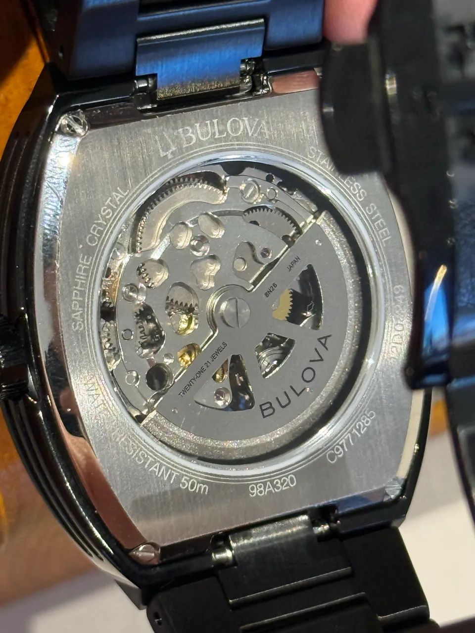 Bulova Maquina Automatic Skeleton - Ref. 98A320 | Full Set - Foto 5