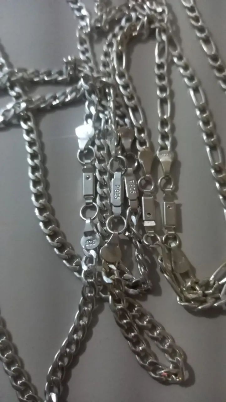 Cordão de prata 1 unidade 150$  - Foto 2
