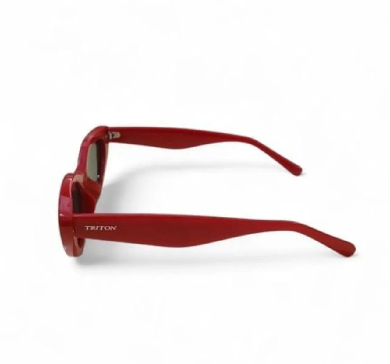 Óculos de sol triton gatinho vermelho original - Foto 3