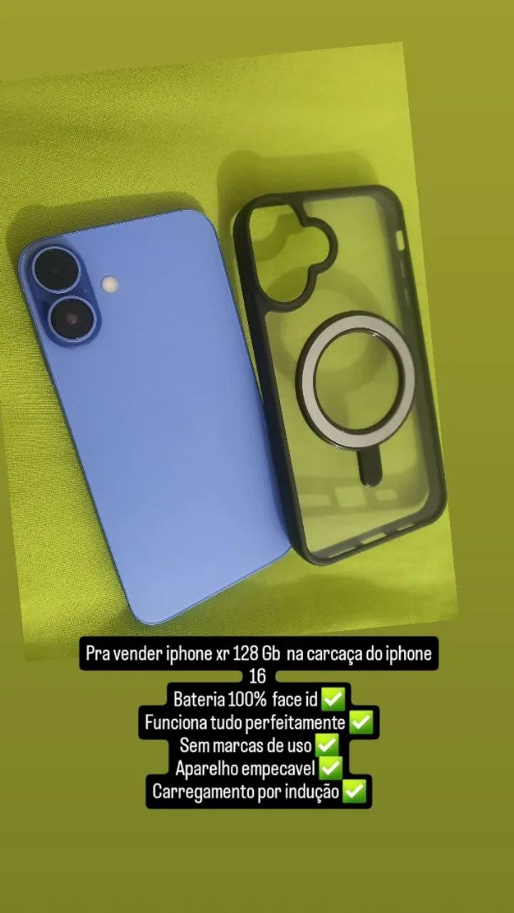 Iphone xr 128 Gb  na carcaça do iphone 16  - Foto 2