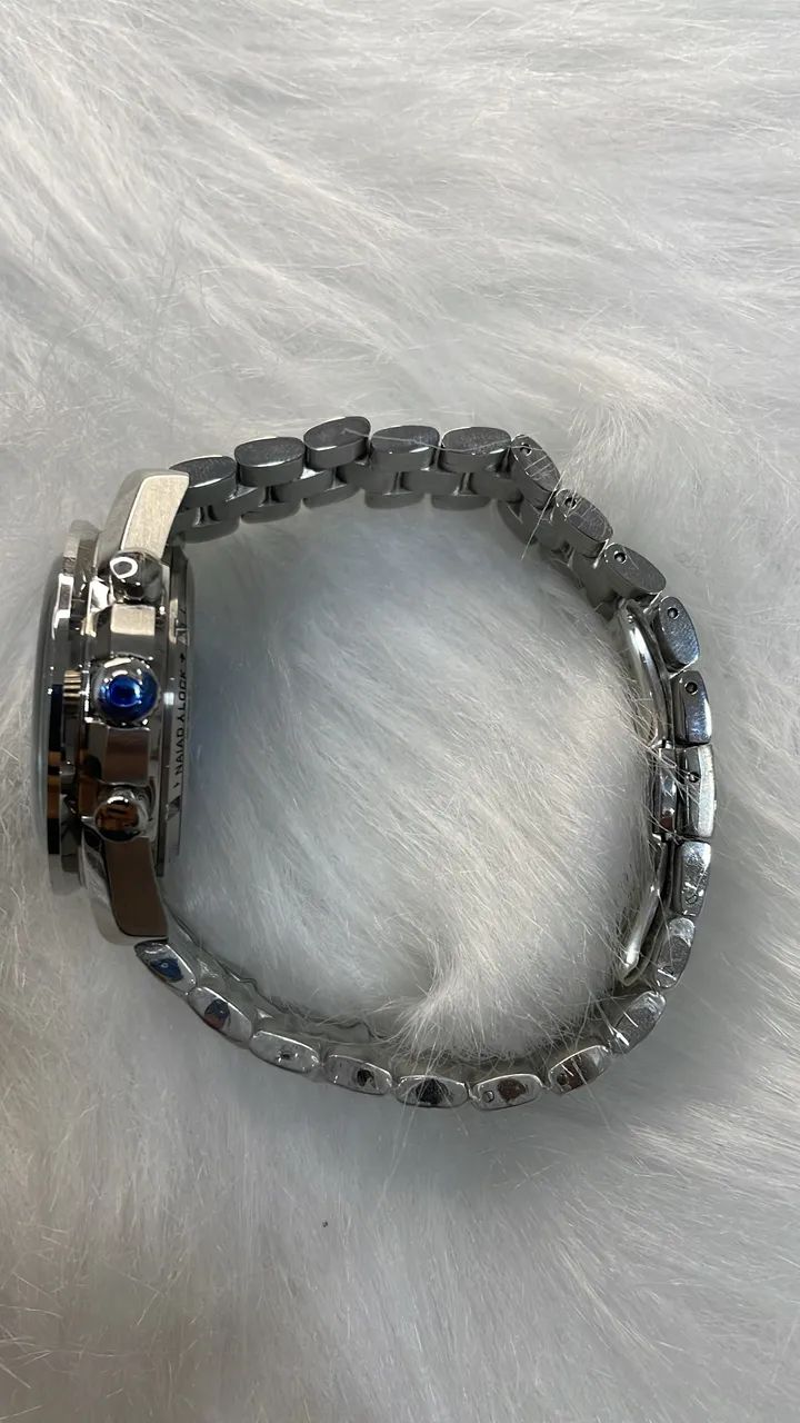 Relógio Speedmaster Movimento Quartzo com Tamanho de 44mm - Foto 3