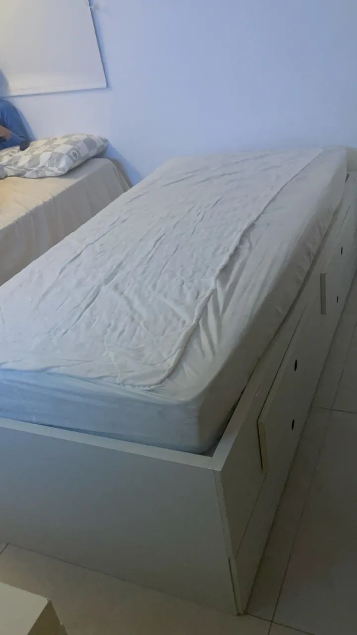 Vendo cama com bicama e colchões  - Foto 5