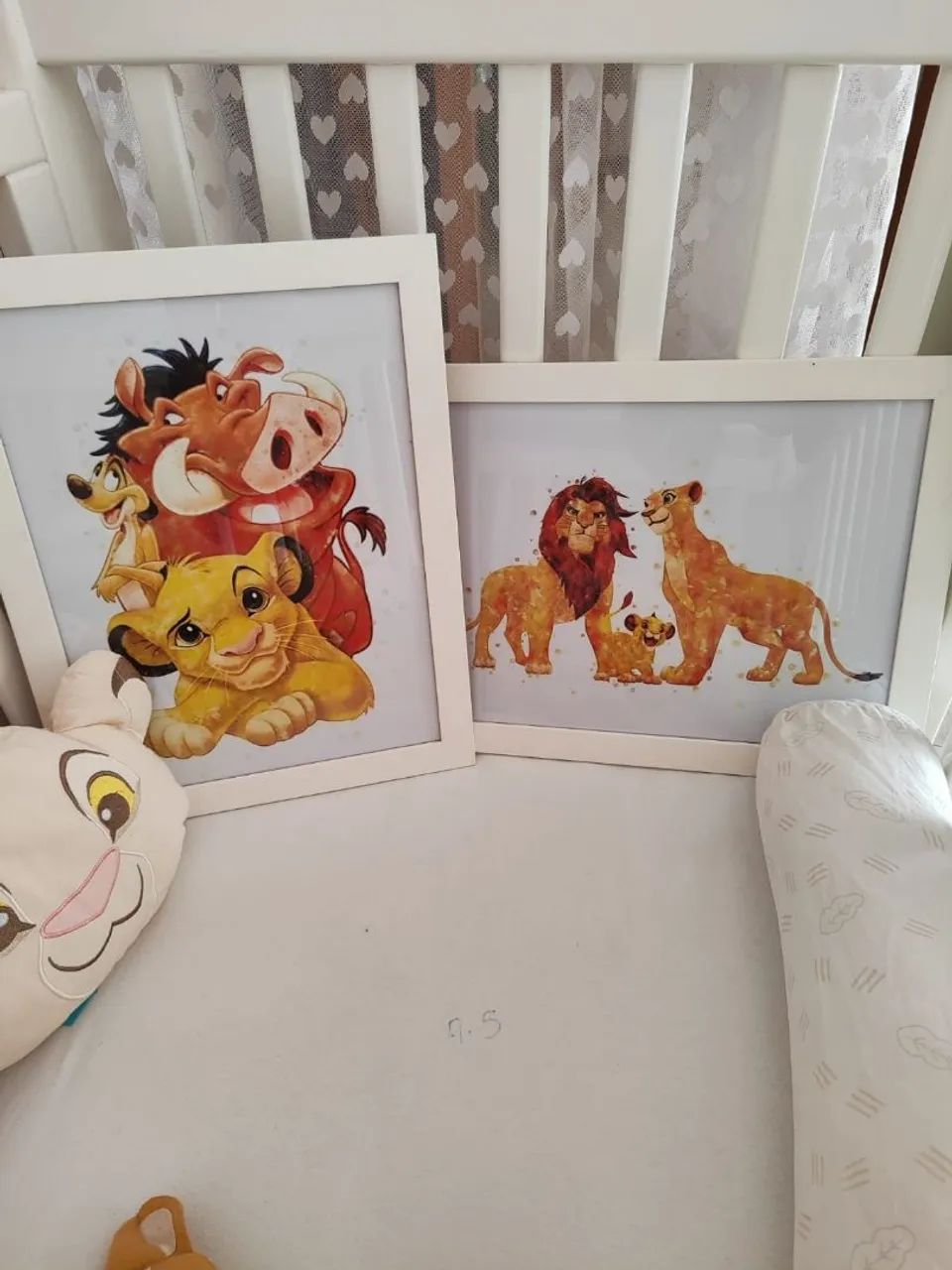 Kit berço e decoração Rei Leão  - Foto 4